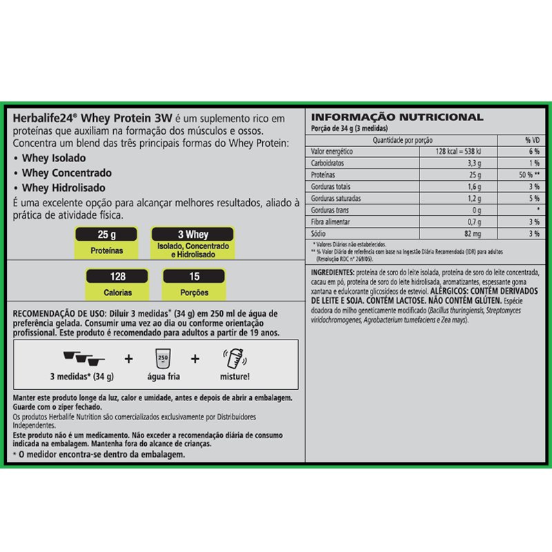 Whey Protein 3W 510g